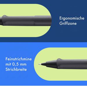 Produktbild für Druckbleistift Lamy safari 117 umbra, schwarz, Kunststoff