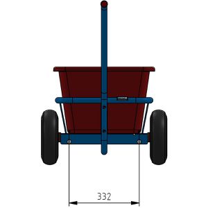 Produktbild für Handwagen Fetra 4101L, mit Kasten