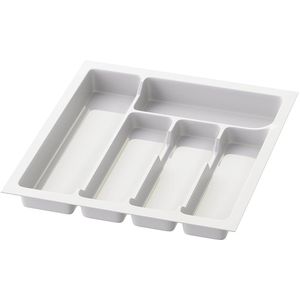 Besteckkasten Sossai Divio, weiß, aus Kunststoff