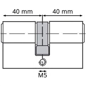Produktbild für Schließzylinder BKS PZ 8812, mit 3 Schlüsseln