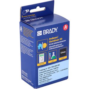 Produktbild für Schriftband Brady M21-750-595-BK-WT, 19,05mm