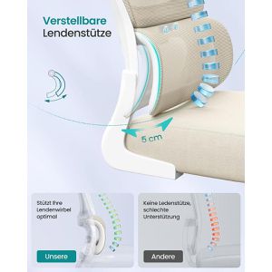 Produktbild für Bürostuhl Songmics OBN041L01