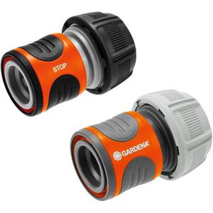 Produktbild für Schlauchverbinder Gardena 18275-20, Wasserstop, 2-teilig