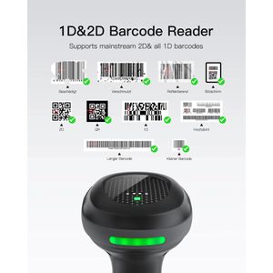 Produktbild für Barcode-Scanner Inateck Pro170B_black, kabellos