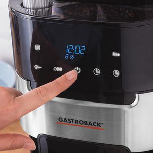 Produktbild für Kaffeemaschine Gastroback Grind &amp; Brew Pro, mit Thermoskanne