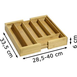 Produktbild für Besteckkasten Esmeyer Simon, braun, aus Bambus
