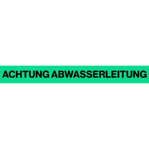 Produktbild für Trassenwarnband Kelmaplast Achtung Abwasserleitung