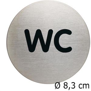 Produktbild für Hinweisschild Durable 4907-23 Picto, Edelstahl