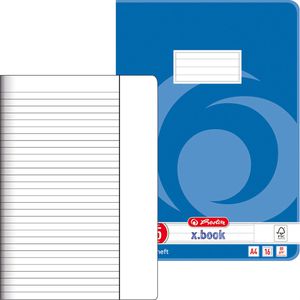 Produktbild für Schulheft Herlitz 3322500 x-book, ab 5. Klasse, A4