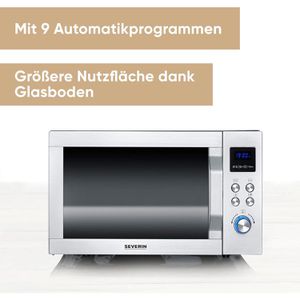 Produktbild für Mikrowelle Severin MW 7777, mit Heißluft &amp; 1200 Watt Grill