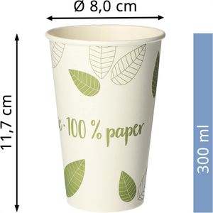 Produktbild für Trinkbecher Papstar 88235 pure Zero, farbig