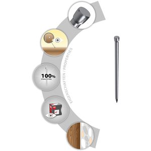 Produktbild für Nägel Tox 063100210, 3,1 x 80mm