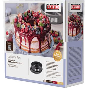 Produktbild für Backform Kaiser La Forme Plus mit Flach- &amp; Rohrboden aus Stahl