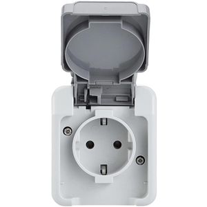 Produktbild für Steckdose Merten Aquastar, IP44, Aufputz