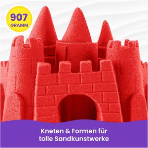Produktbild für Kinetischer-Sand Kinetic-Sand Colour Bag, rot