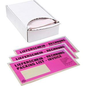 Produktbild für Lieferscheintaschen dm-folien Premium, DIN lang