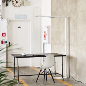 Produktbild für Stehlampe LEDmaxx Linus Up&amp;Down LED, weiß, 195 cm