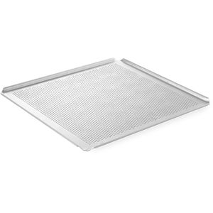 Backblech Hendi GN 2/3, silber, gelochtes Aluminium