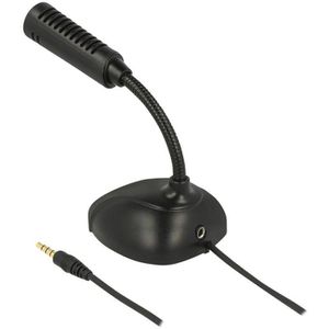 Produktbild für Mikrofon DeLock 65872, schwarz