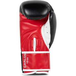 Produktbild für Boxhandschuhe BENLEE Carlos, schwarz/rot/weiß, für Erwachsene