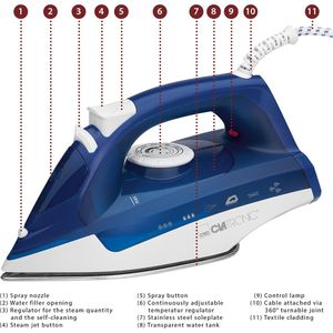 Produktbild für Bügeleisen Clatronic DB 3704