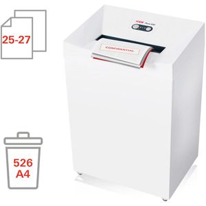 Produktbild für Aktenvernichter HSM Pure 530, 2351111, weiß, mit Rollen