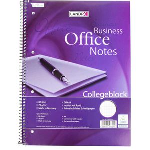 Produktbild für Collegeblock Landre 100050245 Office, A4