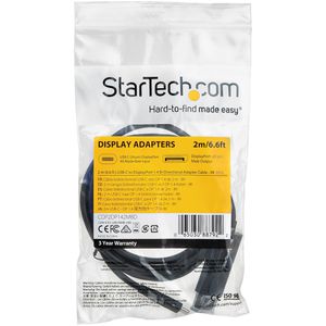 Produktbild für USB-Adapter StarTech CDP2DP142MBD, schwarz