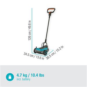 Produktbild für Rasenmäher Gardena HandyMower 22/18V P4A Set, Akku