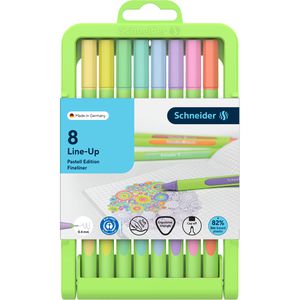 Produktbild für Fineliner Schneider Line-Up Pastell, farbig sortiert