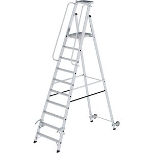 Podestleiter MUNK 51090, mit nivello-Leiterfüße