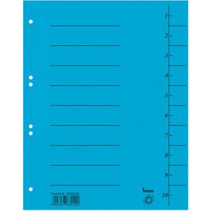 Trennblätter bene 98300BL, A4, intensiv-blau