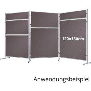 Stellwand Franken ECO EL-UTF15, für Stellwandsysteme