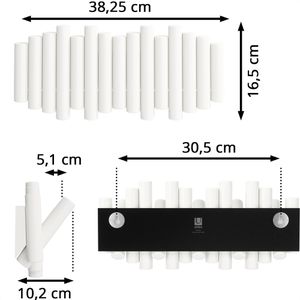 Produktbild für Garderobenleiste Umbra Picket Rail Hook, weiß