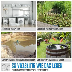 Produktbild für Schmutzwasserpumpe Güde GS1103 PI, 94639, 1100 W