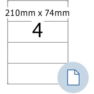 Produktbild für Universaletiketten Herma 8405 Premium, weiß
