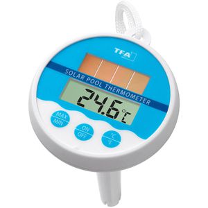 TFA Poolthermometer 30.1041, digital, schwimmend, Solar