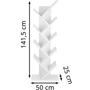 Produktbild für Bücherregal Vasagle LBC11WT, weiß