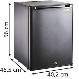 Produktbild für Getränkekühlschrank Saro MB40U, Minibar, abschließbar