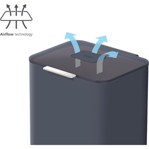 Produktbild für Mülleimer JosephJoseph Totem Compact 40 L, graphit