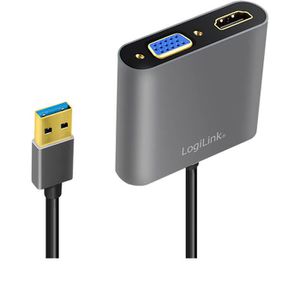 Produktbild für USB-Adapter LogiLink UA0234, schwarz
