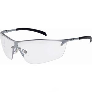 Bolle Schutzbrille Silium SILPSI, klar, Bügelbrille, grau