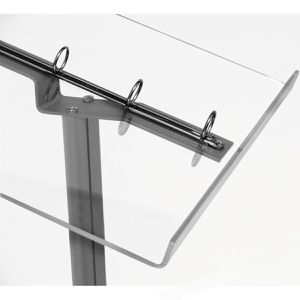 Produktbild für Infoständer Update-Displays aus Aluminium, silber, 2 x A4