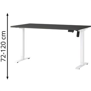 Produktbild für Schreibtisch Germania Profi 3.0, 8023-569, graphit / weiß