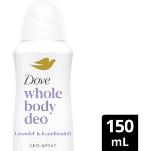 Produktbild für Deodorant Dove Whole Body Deo Lavendel- &amp; Kamillenduft, Spray