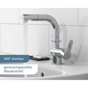 Produktbild für Waschtischarmatur Schütte London, verchromt