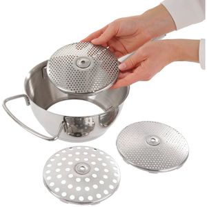 Produktbild für Passiermühle Leifheit 23080, manuell, silber, Ø 20 cm