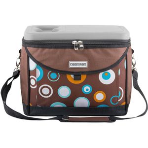 Produktbild für Kühltasche anndora TW-1885-169, braun, faltbar