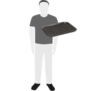 Produktbild für Serviertablett APS Non-Slip, 00508, eckig, 46x36cm