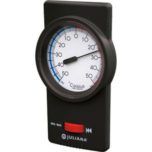 analoges grosses Thermometer Gärtner drinnen und draussen, 42cm.  Mini-Max-Thermometer aus Kunststoff Ohne Quecksilber
